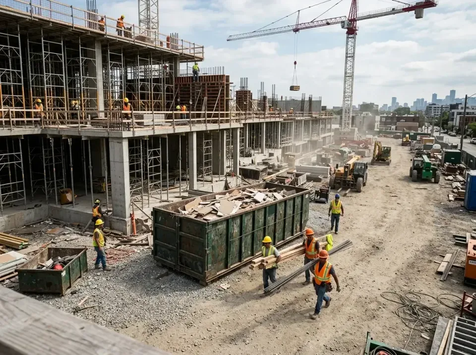 commercial-construction-site-w-002 — frequently asked questions, Low Cost Construction Dumpster Rental in Morrison, IL